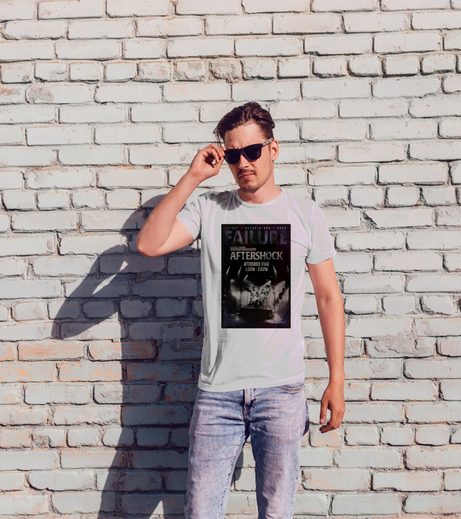 FAILURE Aftershock Discovery Park Sacramento October 3rd 2025 Tour T-Shirt