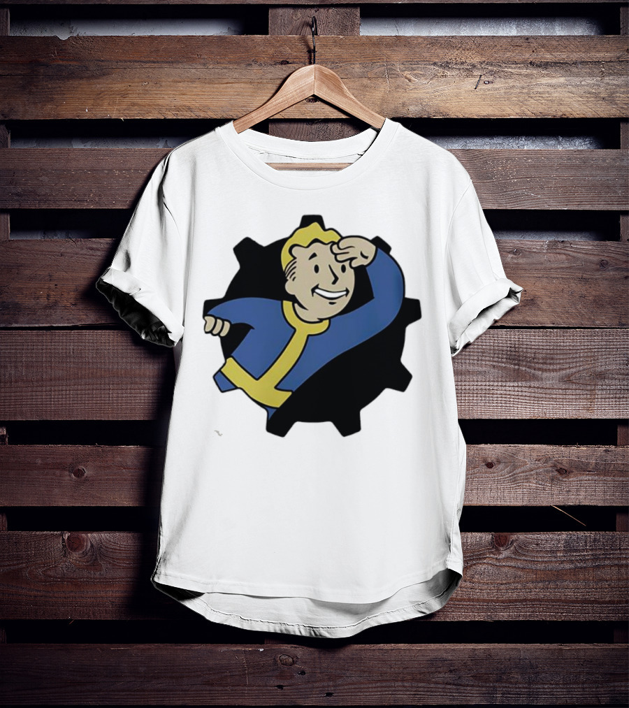 Fallout Vault Boy Lookout Iconic Pose T-Shirt
