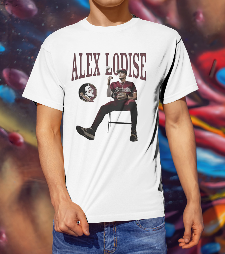 Florida State Seminoles Alex Lodise FSU Baseball Seminoles Icon T-Shirt
