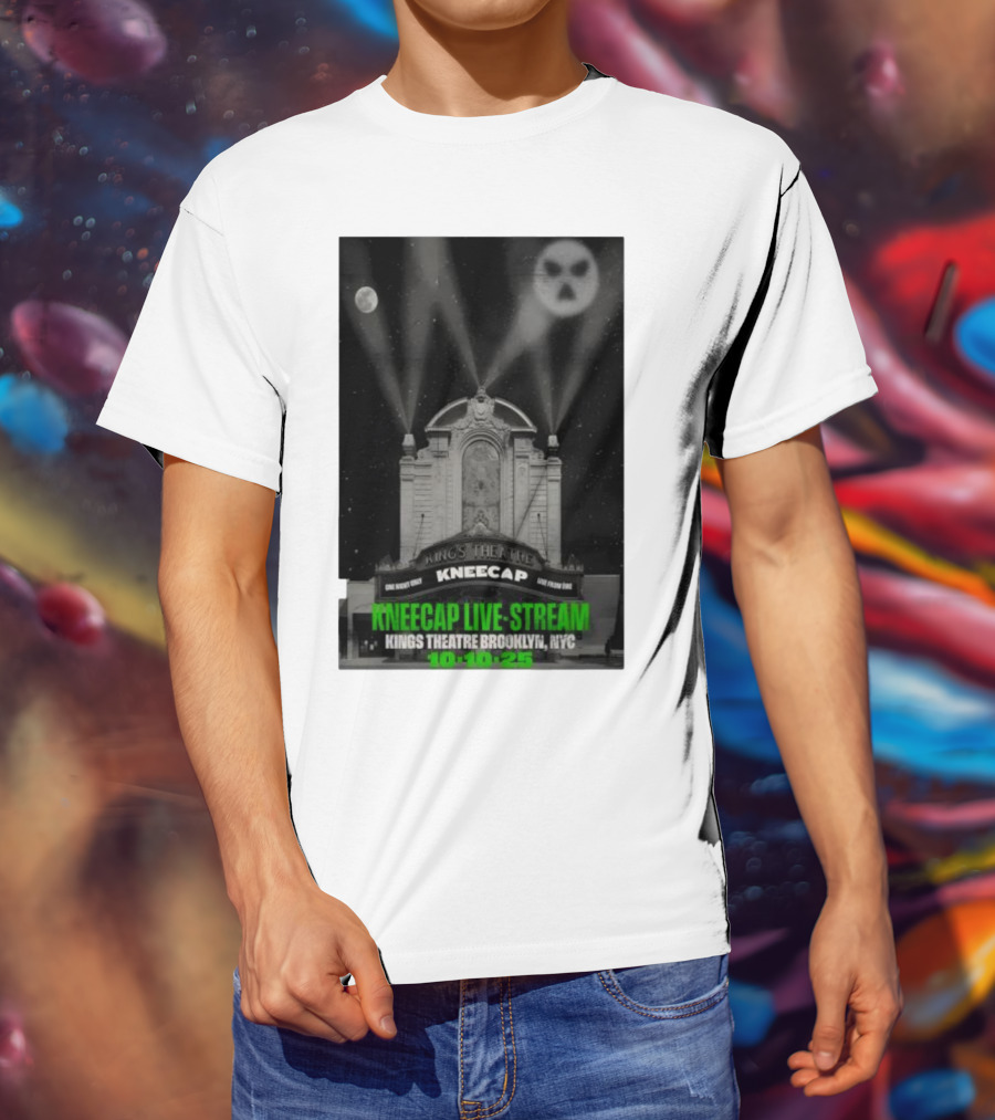 Kings Theatre Kneecap Live Stream Brooklyn NYC 10.10.25 T-Shirt