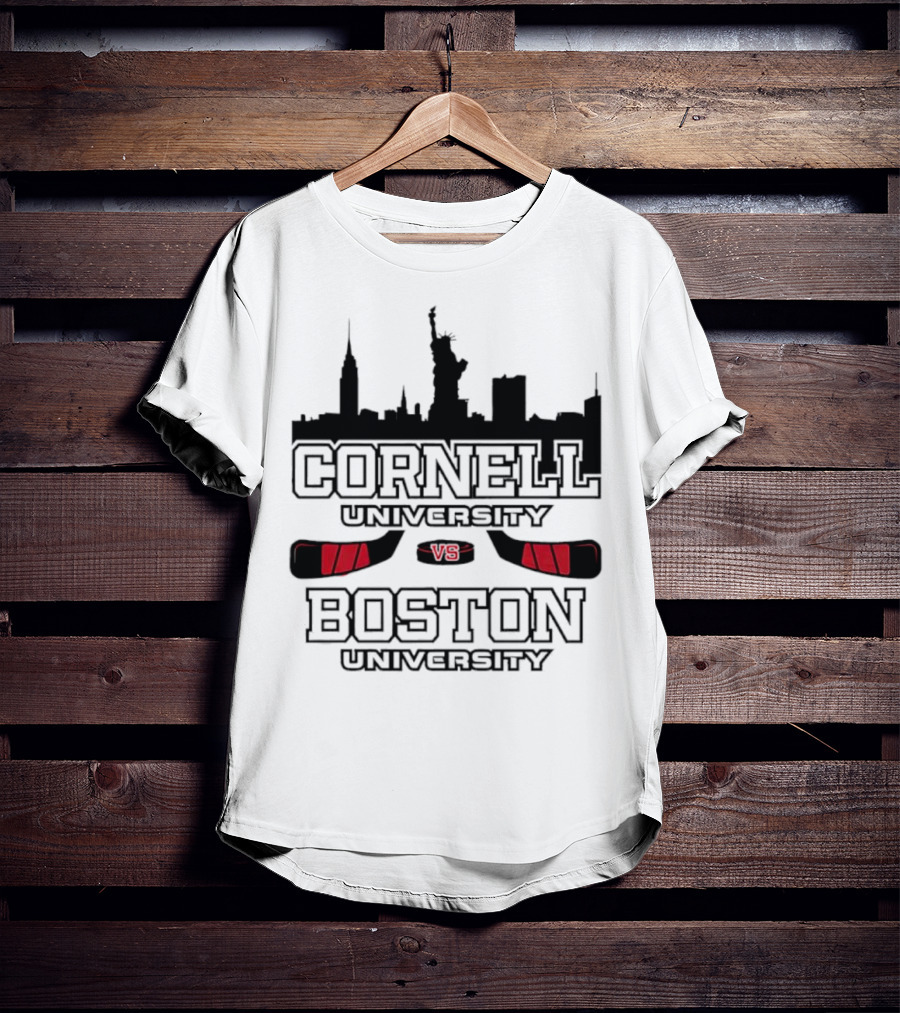 Red Hot Hockey Cornell University Boston University V8 T-Shirt