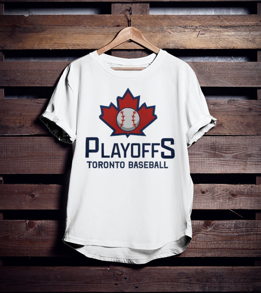 Toronto Baseball Playoffs Maple Leaf Icon T-Shirt