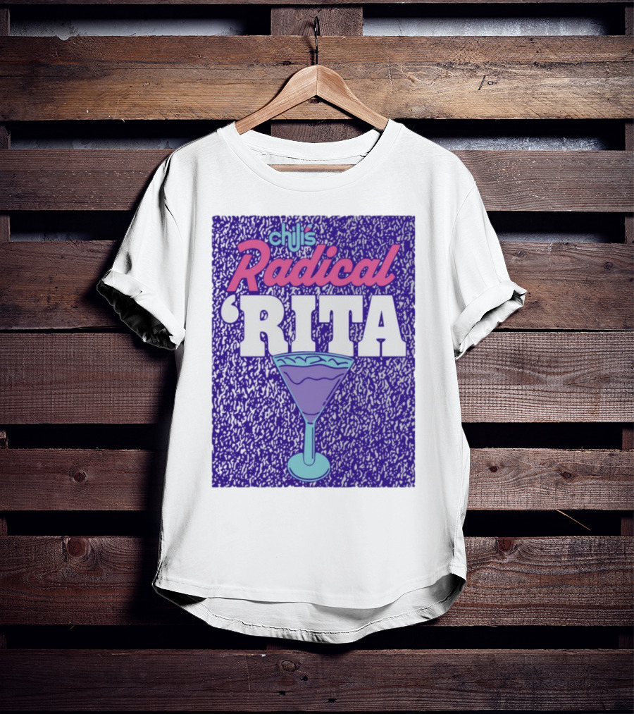 Chili's Radical Rita Retro Cocktail Margarita Vibes T-Shirt
