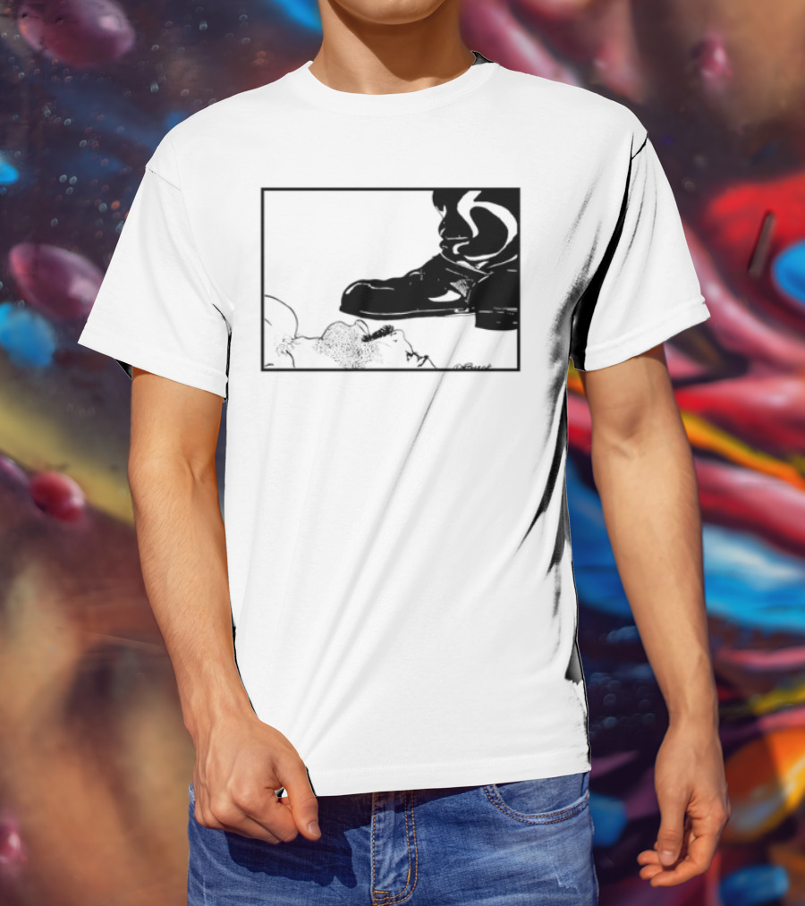 Gay Leather Boot LGBTQ Boseck Bondage Pride T-Shirt