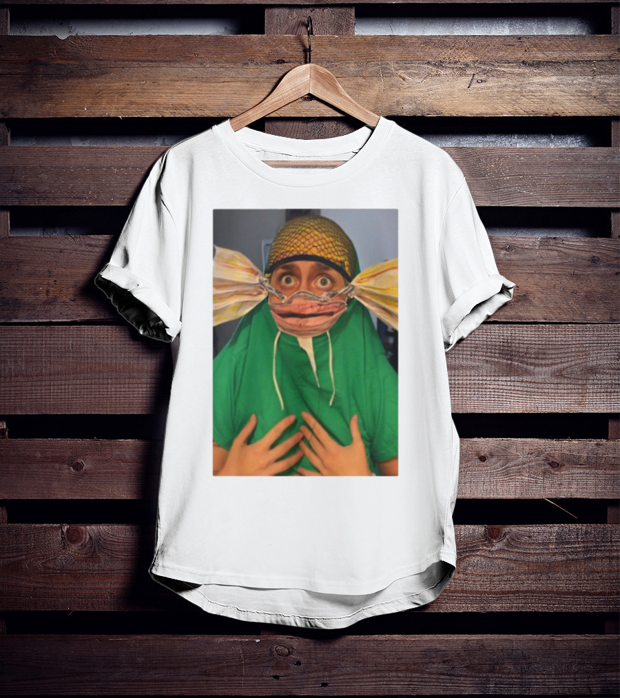 Homesweethome Catfish Mask Costume Creative Look T-Shirt