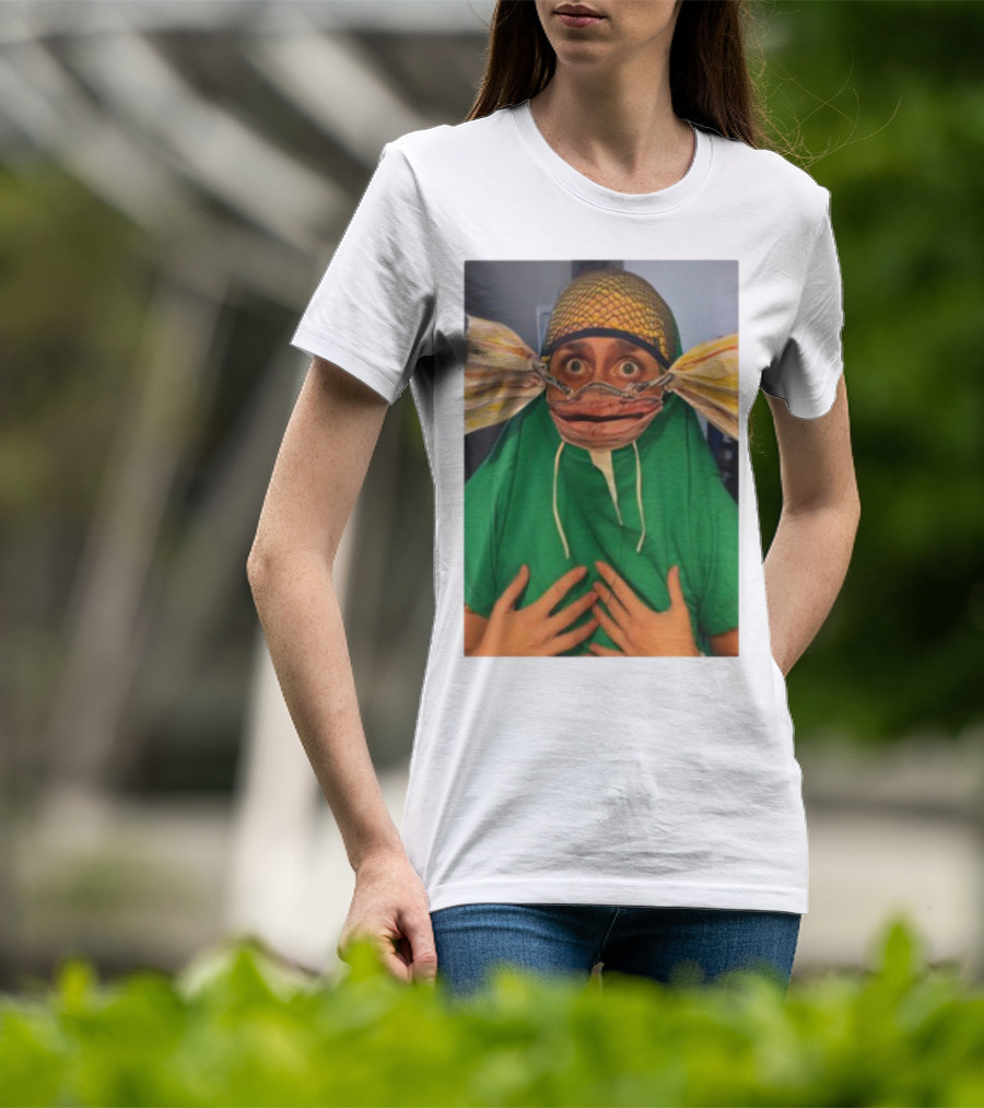 Homesweethome Catfish Mask Costume Creative Look T-Shirt