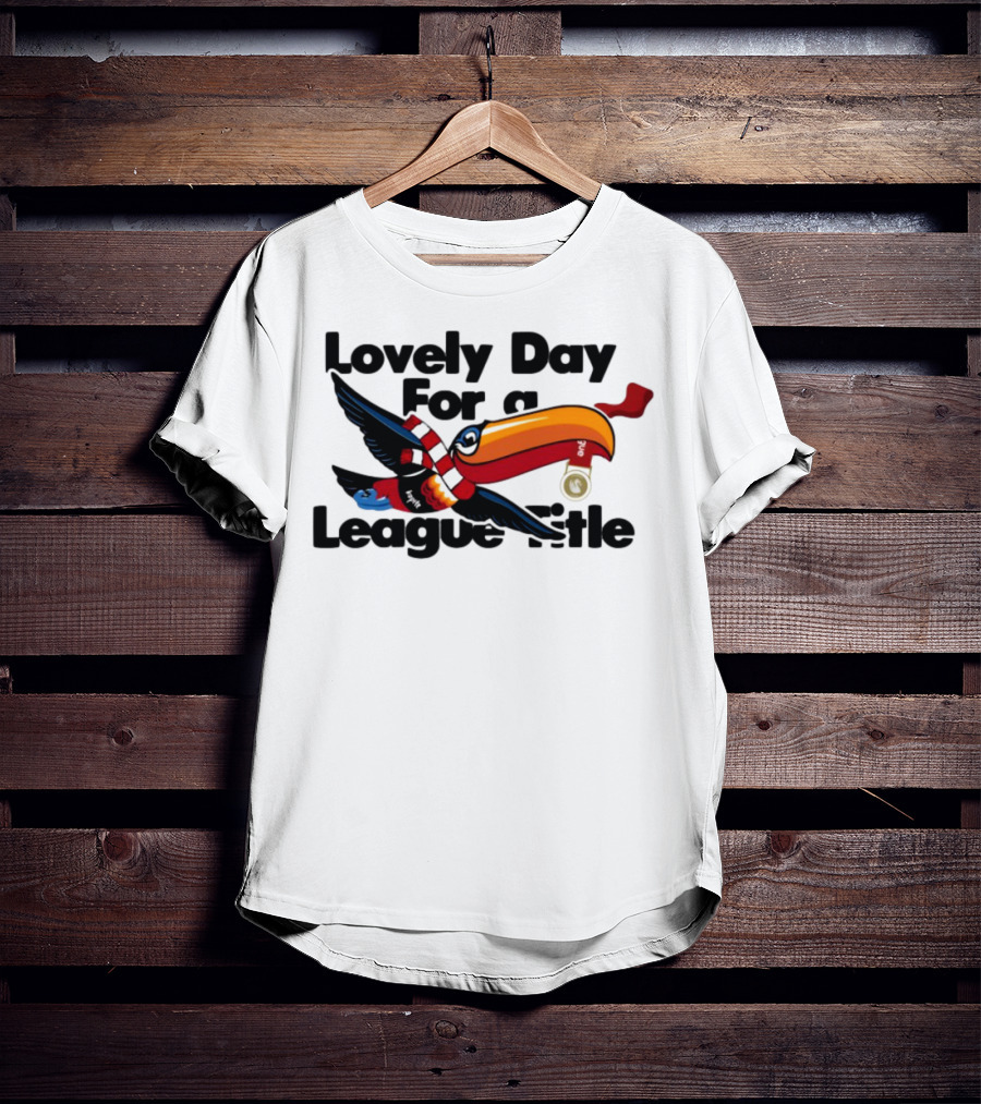 Lovely Day For A League Title Toucan Scarf Soccer Bird T-Shirt