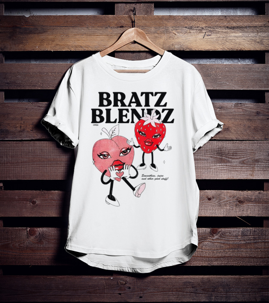 Sad Patron Stylin Bratz Blendz Fruit Characters T-Shirt