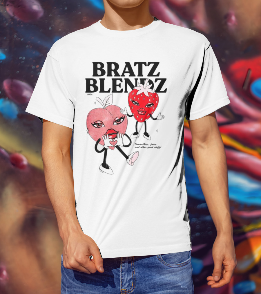 Sad Patron Stylin Bratz Blendz Fruit Characters T-Shirt