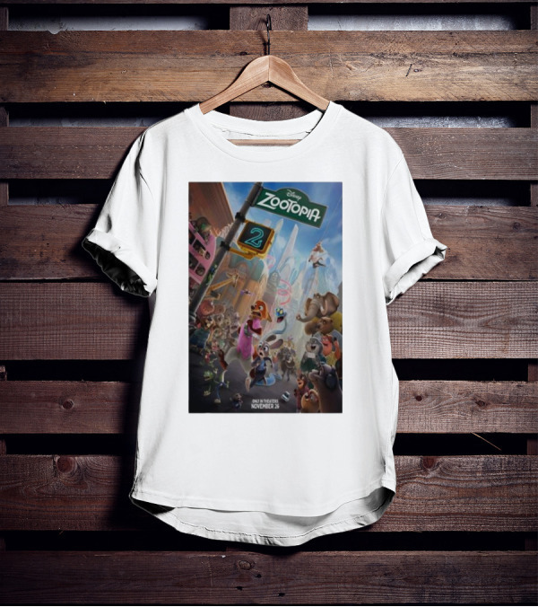 Disney Zootopia 2 Movie November 26 Only In Theaters T-Shirt