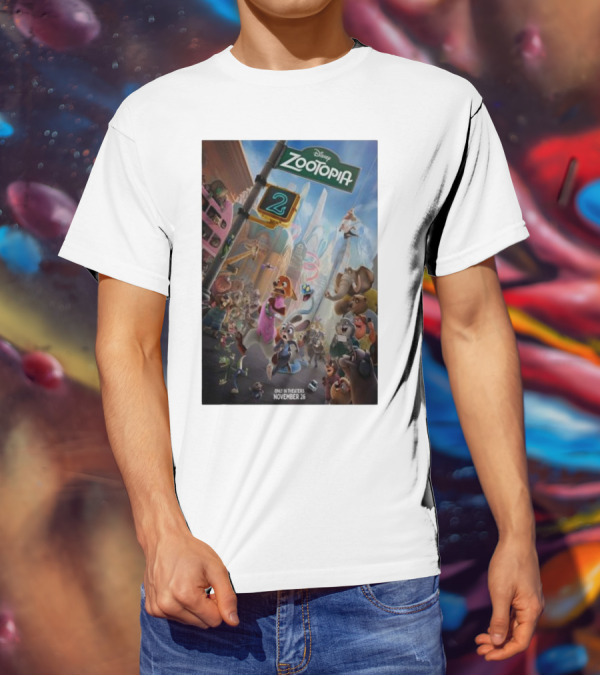 Disney Zootopia 2 Movie November 26 Only In Theaters T-Shirt