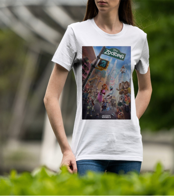 Disney Zootopia 2 Movie November 26 Only In Theaters T-Shirt