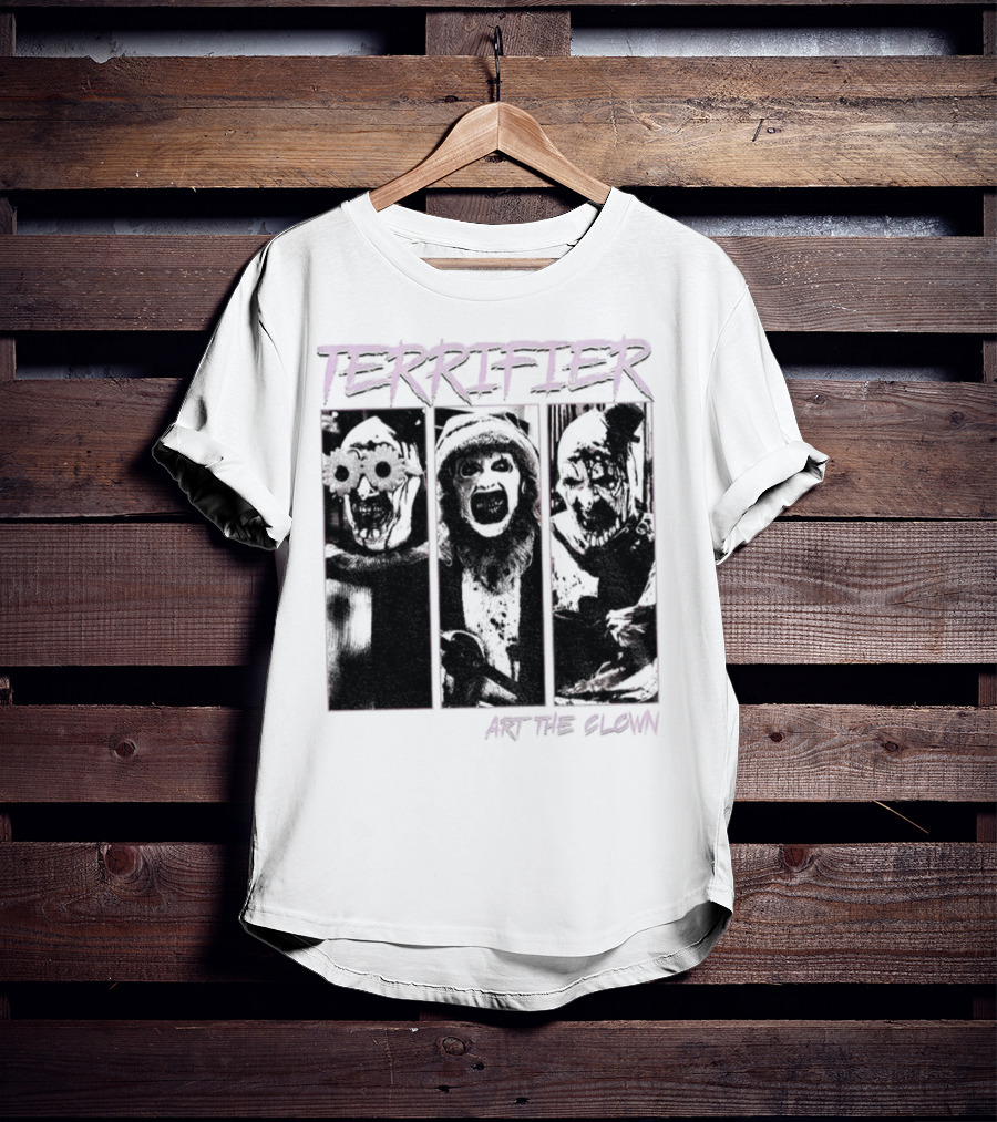 Terrifier Art The Clown Horror Halloween Spooky Clown T-Shirt