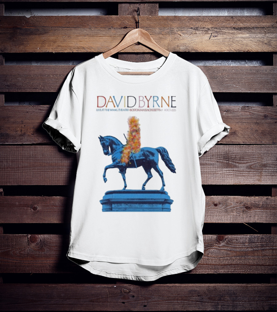 David Byrne Wang Theatre Boston MA Oct 2-4 2025 Tour T-Shirt