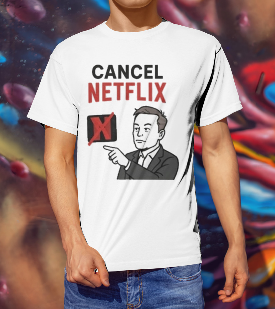 Cancel Netflix Elon Musk Meme Viral Support T-Shirt