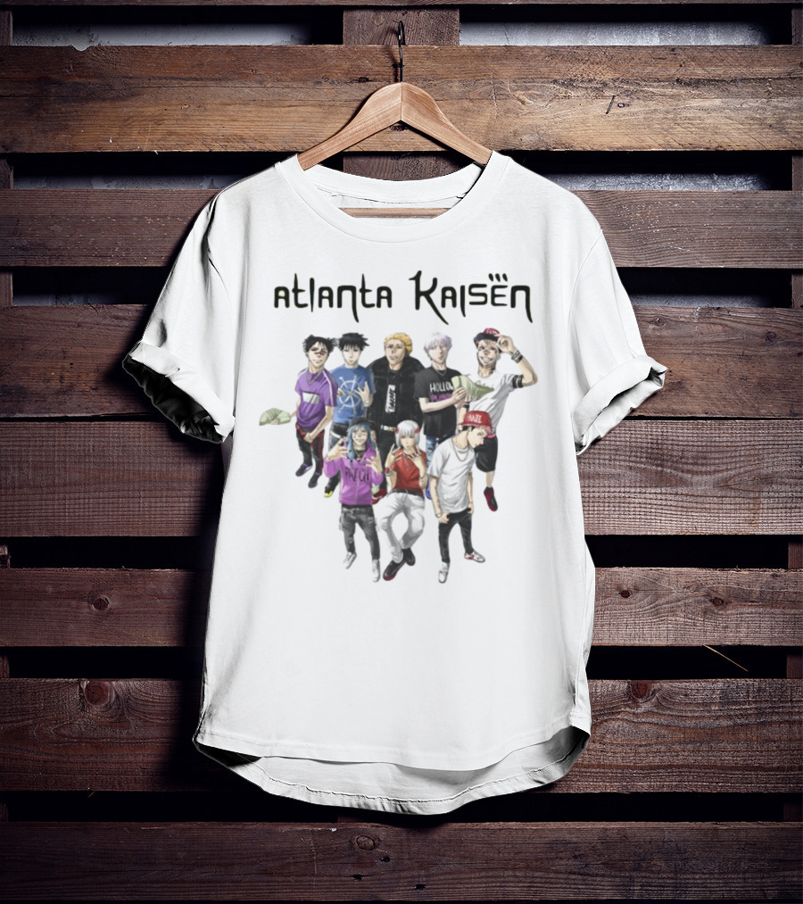 Goofyahhtees Atlanta Kaisen Anime Character Group With Fashion Styles T-Shirt