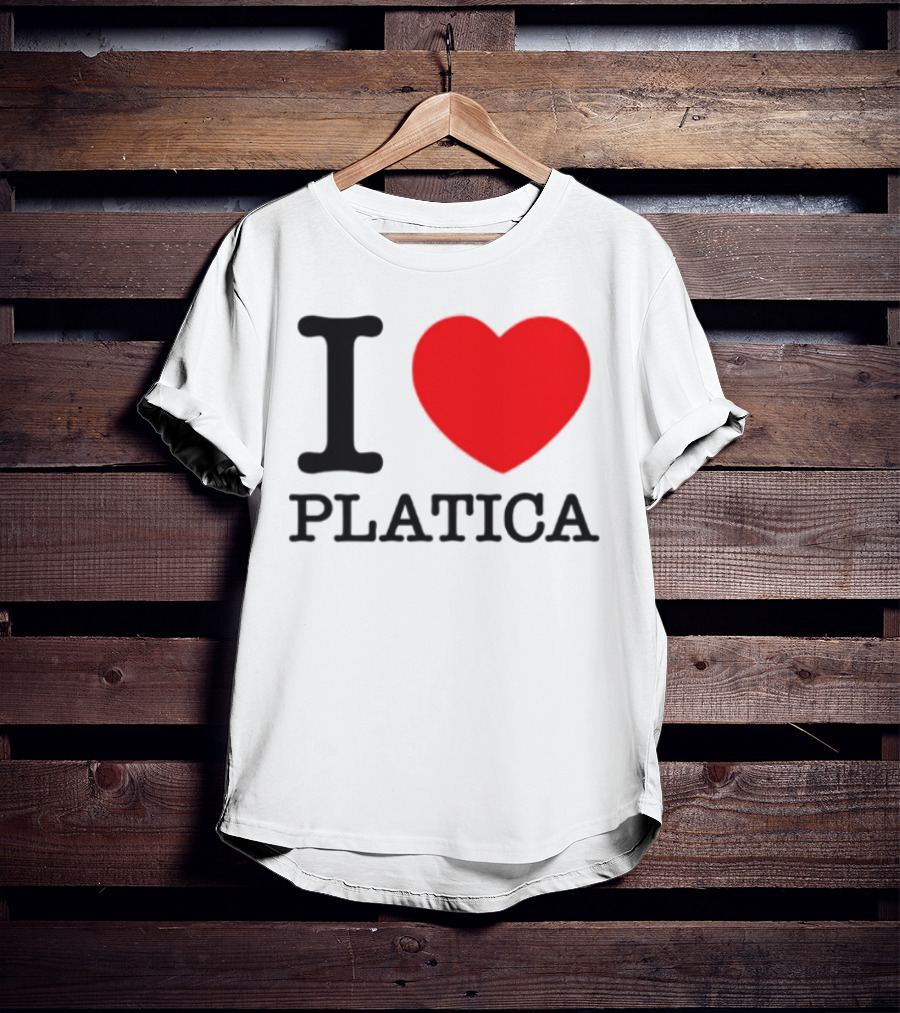 I Heart Platica Conversation Enthusiast T-Shirt