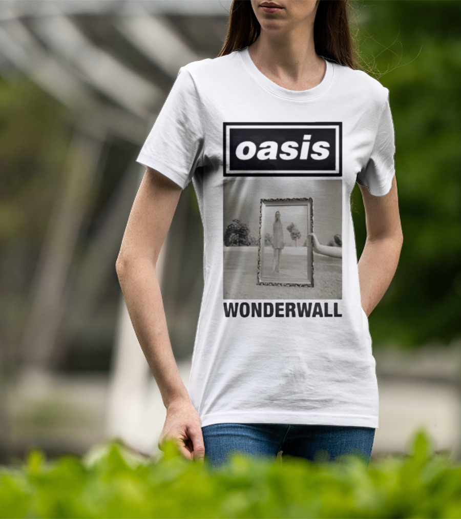 Oasis Wonderwall Single Oasisinet Visual T-Shirt