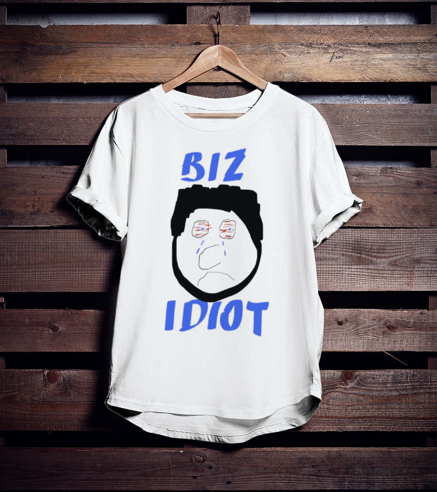 Biz Idiot Meme Renaissance Style Tears T-Shirt