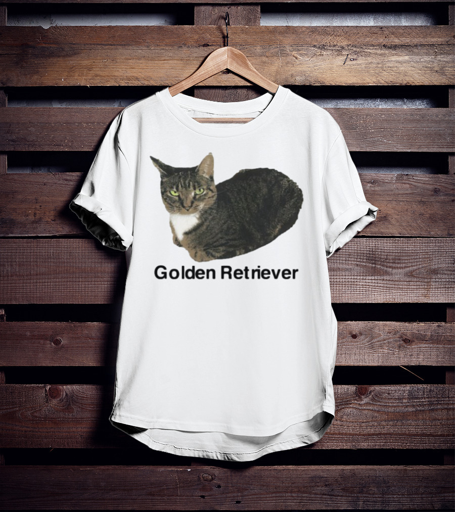 Henry Johnson Cat Humor Golden Retriever Caption T-Shirt