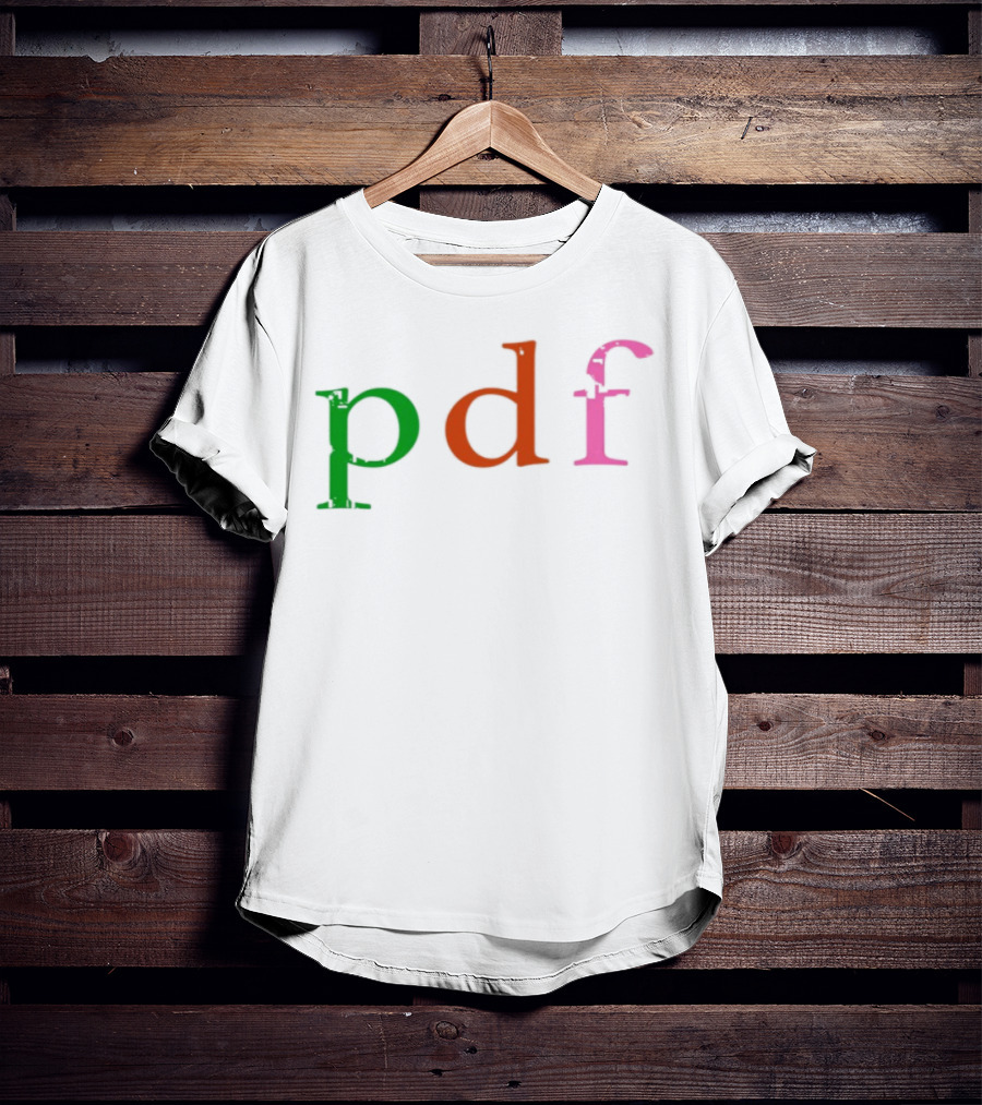 Pdf These Files Contain Confidential Multicolor Text T-Shirt