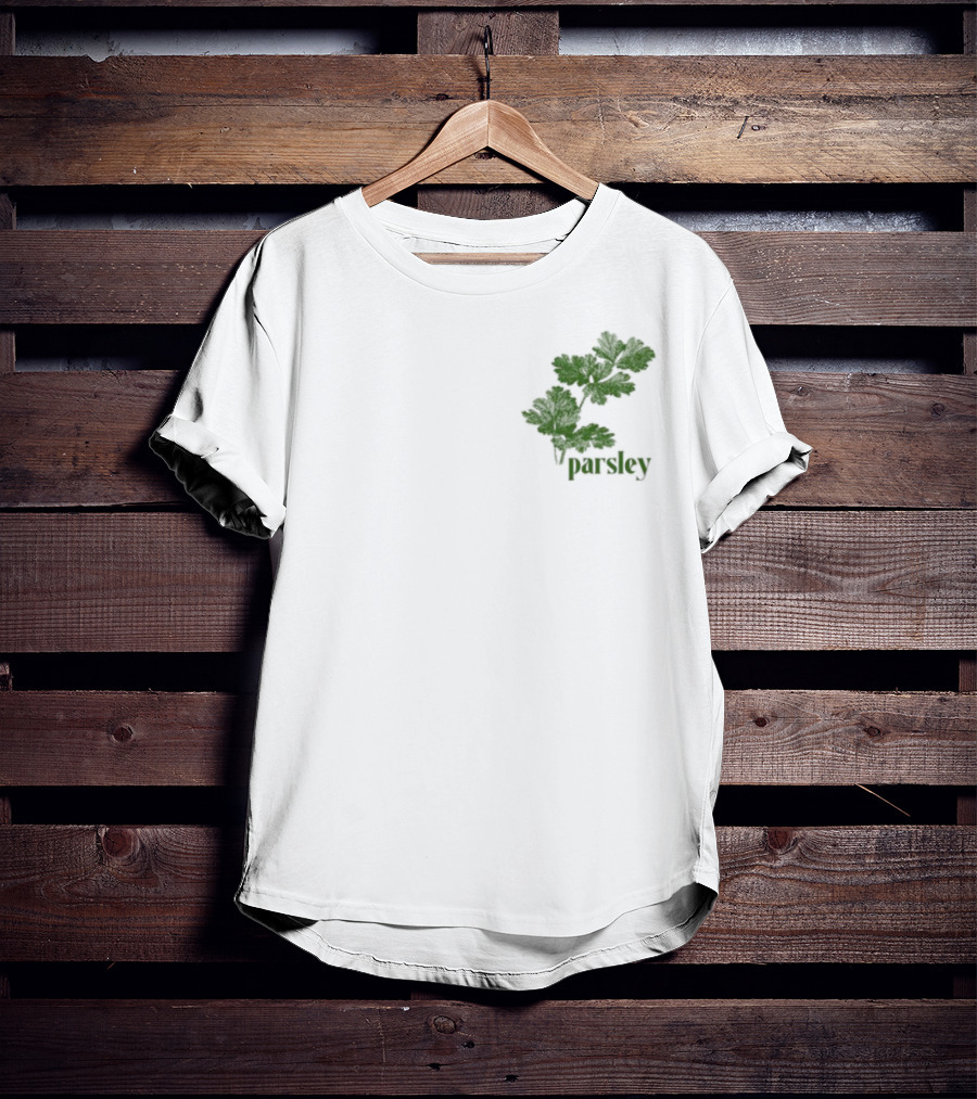 Atthemoment Green Parsley Leaves T-Shirt