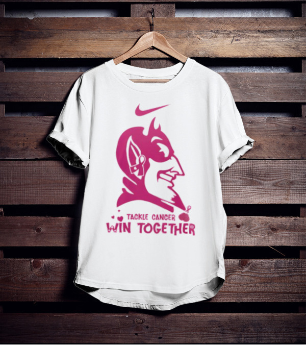 Duke Blue Devils Nike Tackle Cancer Win Together In October We Wear Pink T-Shirt