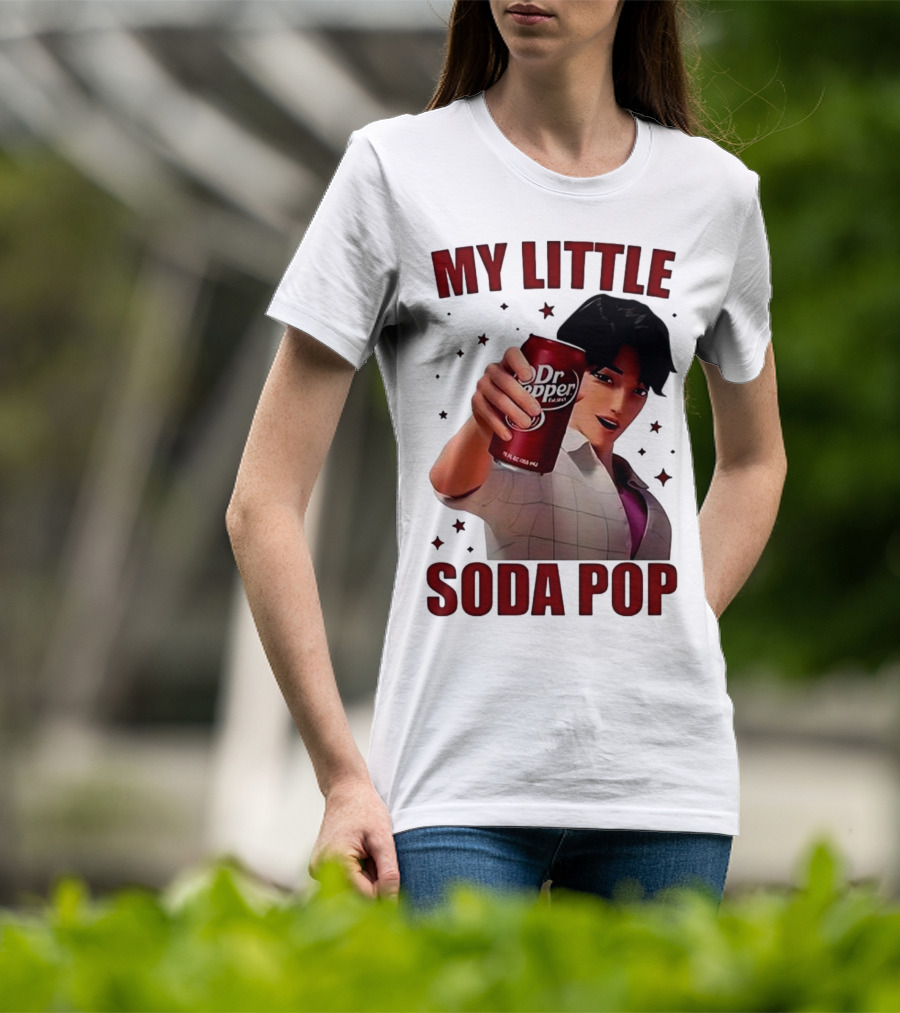 My Little Soda Pop Dr. Pepper Anime Character T-Shirt