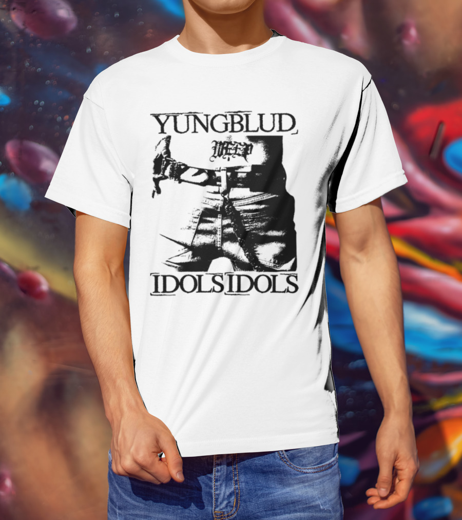 Yungblud Idolsidols Limited White Tattoo Design T-Shirt