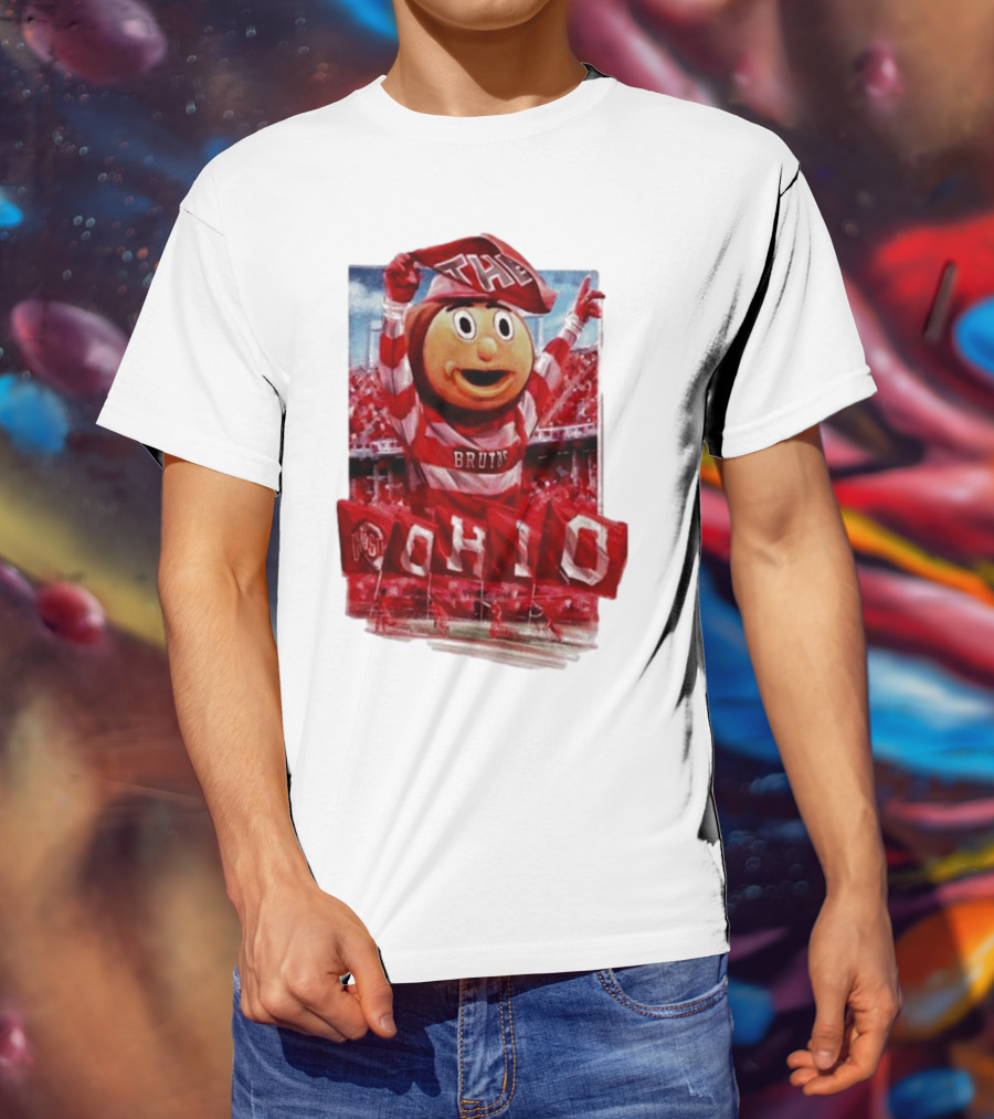 Ohio State Buckeyes Brutus Mascot At Ohio Stadium Event T-Shirt