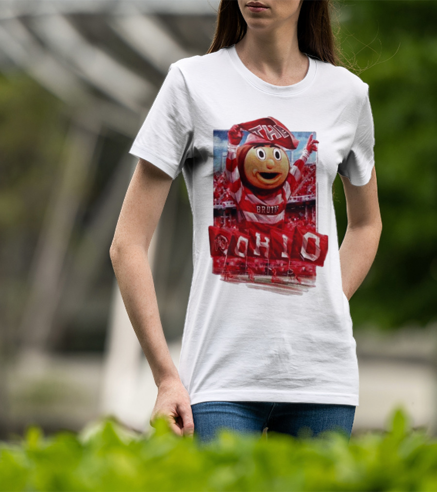 Ohio State Buckeyes Brutus Mascot At Ohio Stadium Event T-Shirt