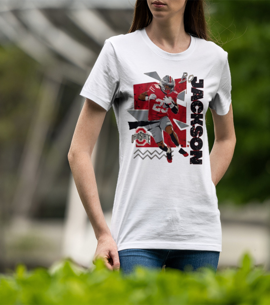 Bo Jackson Ohio State Football 90s Style T-Shirt