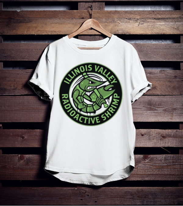 Illinois Valley Radioactive Pistol Shrimp Team Logo T-Shirt