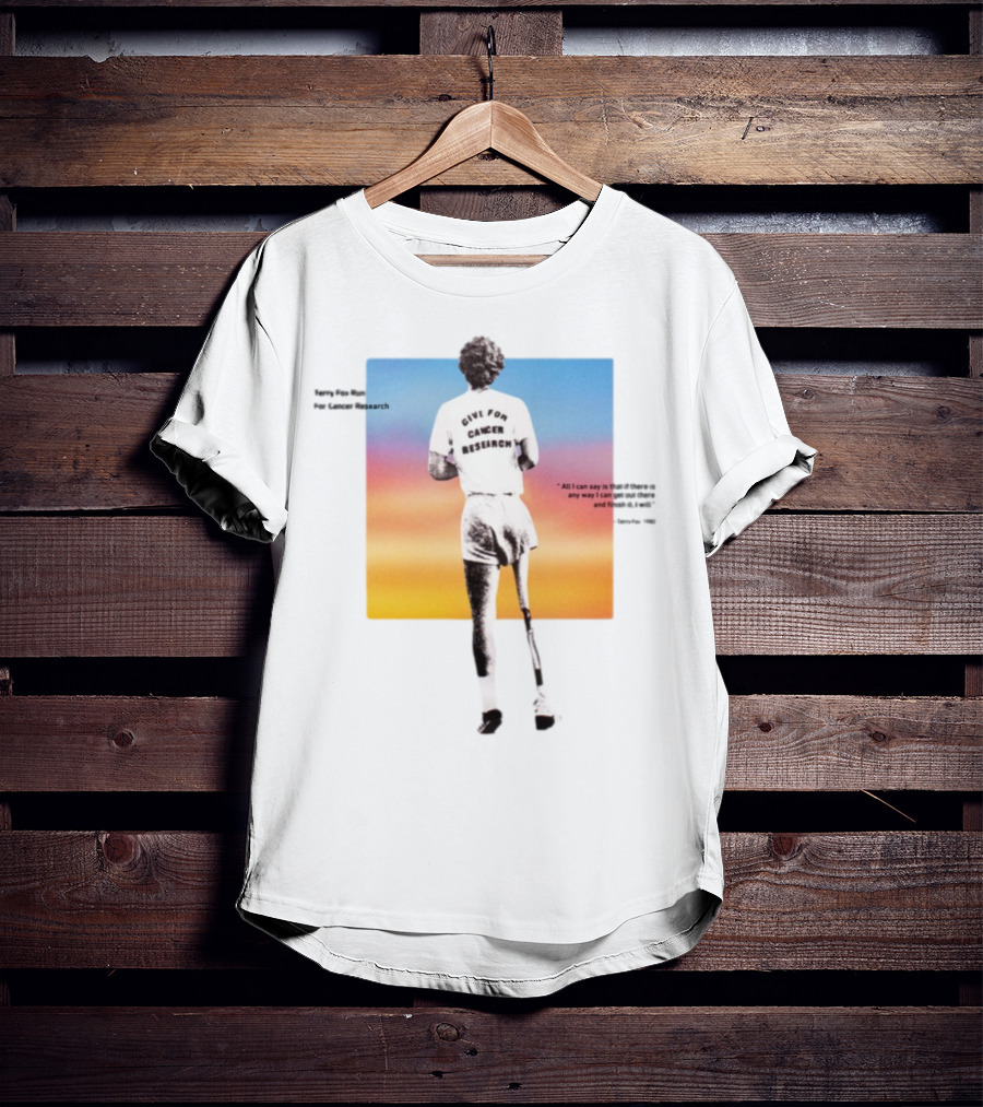 Ryan Reynolds Finish It 2025 Give For Cancer Research Terry Fox Run T-Shirt