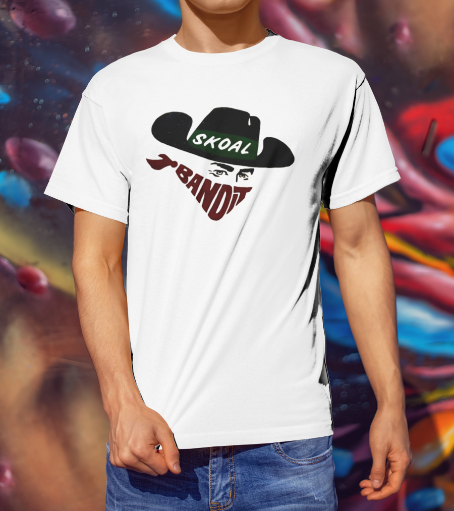 Skoal Bandit Cowboy Hat Vintage Ringer T-Shirt