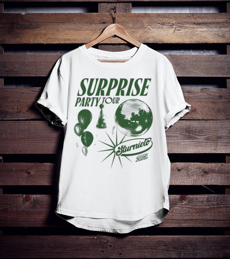 Surprise Party Tour Sturniolo Vibes Balloons And Disco Theme T-Shirt