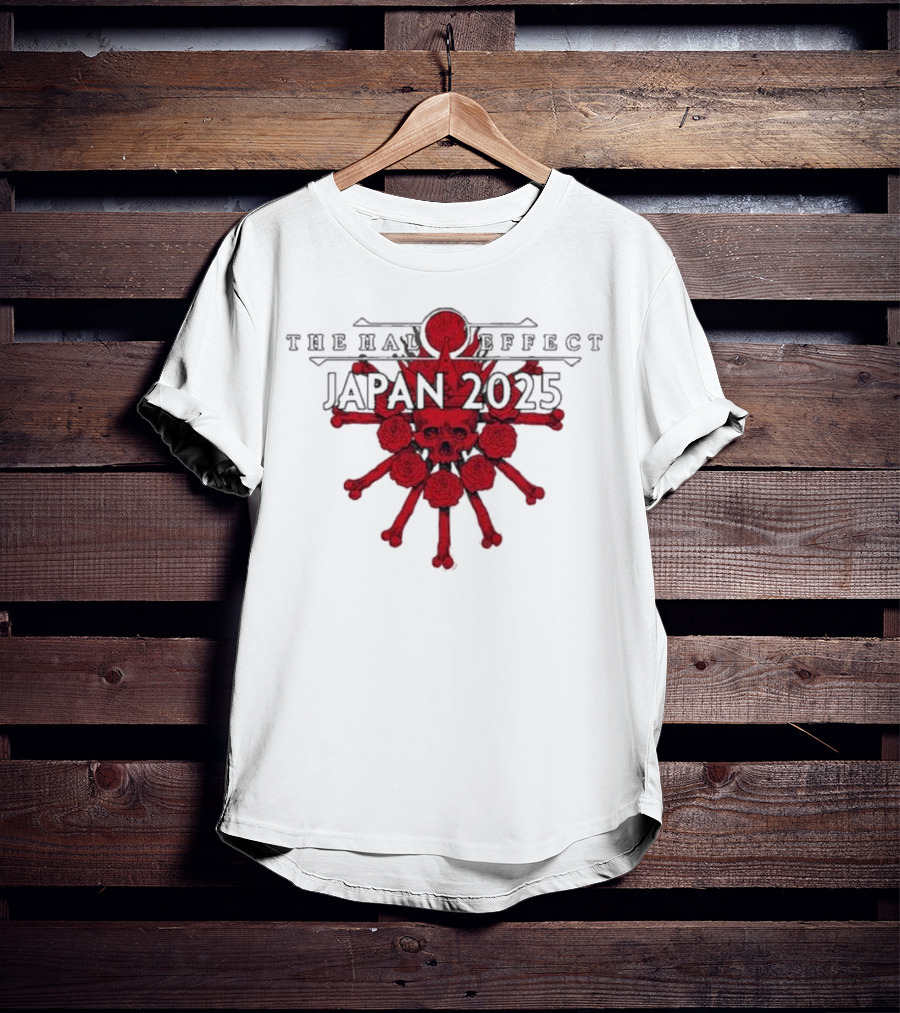 The Halo Effect Japan Tour 2025 Skull Osaka Big Cat Tokyo Toyosu Pit T-Shirt
