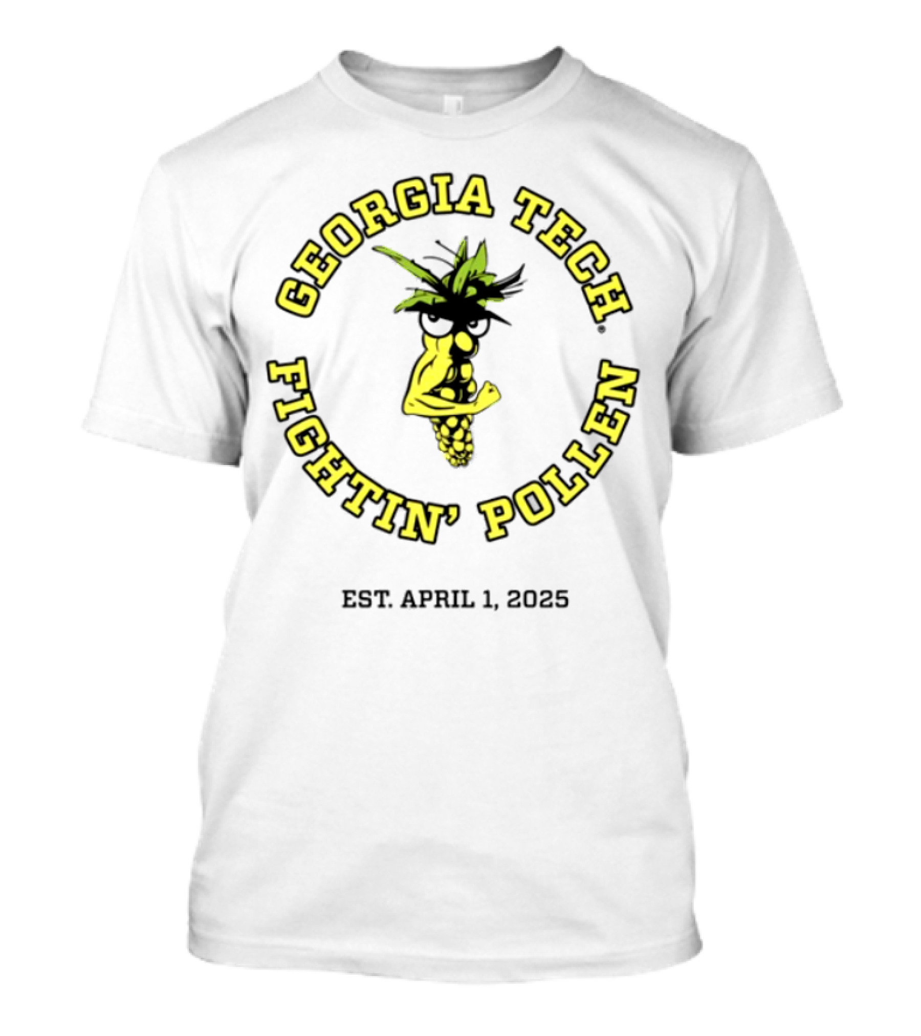 Georgia Tech Fightin Pollen Yellow Jacket Parody T-Shirt