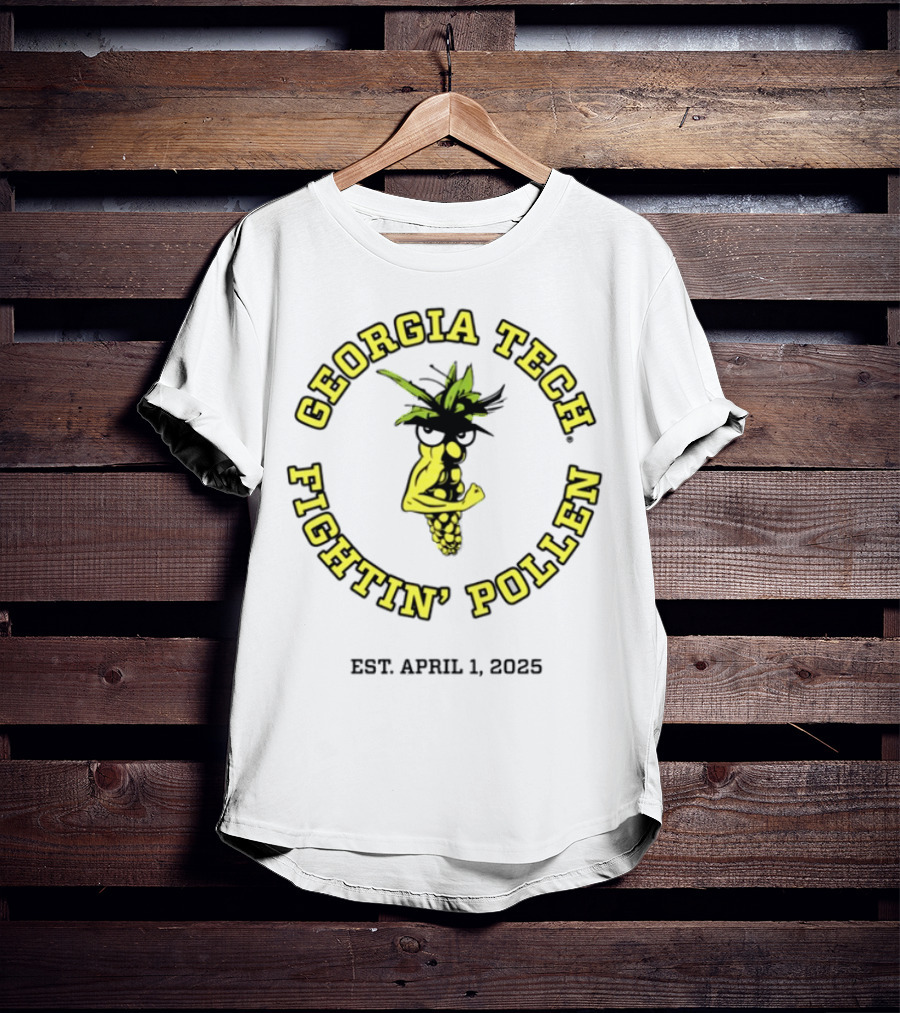 Georgia Tech Fightin Pollen Yellow Jacket Parody T-Shirt
