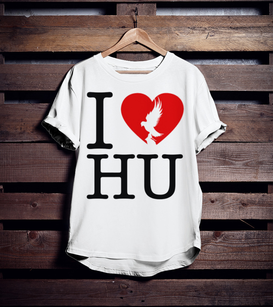 Hollywood Undead Spring 2025 I Love HU Heart And Eagle Icon T-Shirt