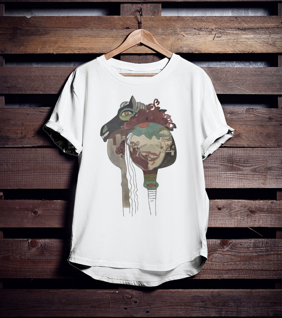 Joni Mitchell Horses Jam Surreal Artistic Expression T-Shirt