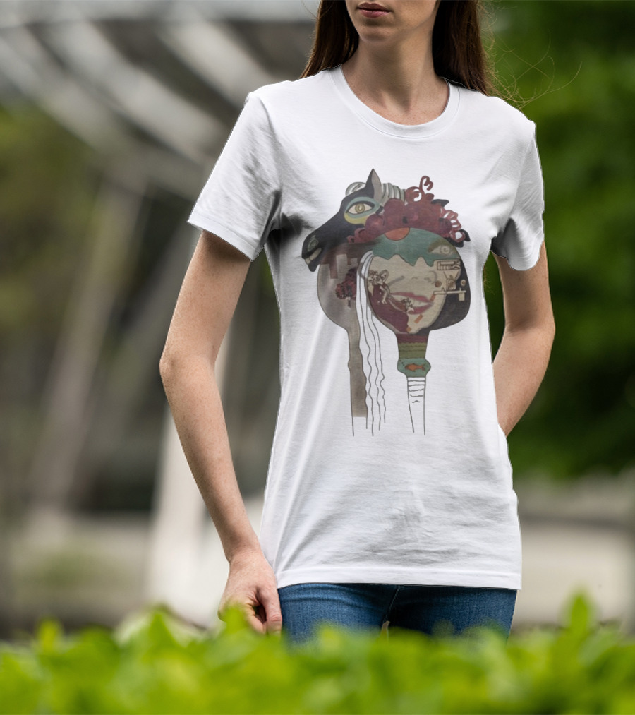 Joni Mitchell Horses Jam Surreal Artistic Expression T-Shirt