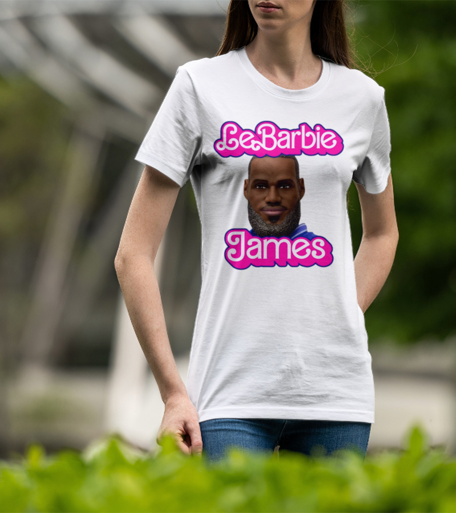 LeBarbie James Basketball Icon Parody T-Shirt