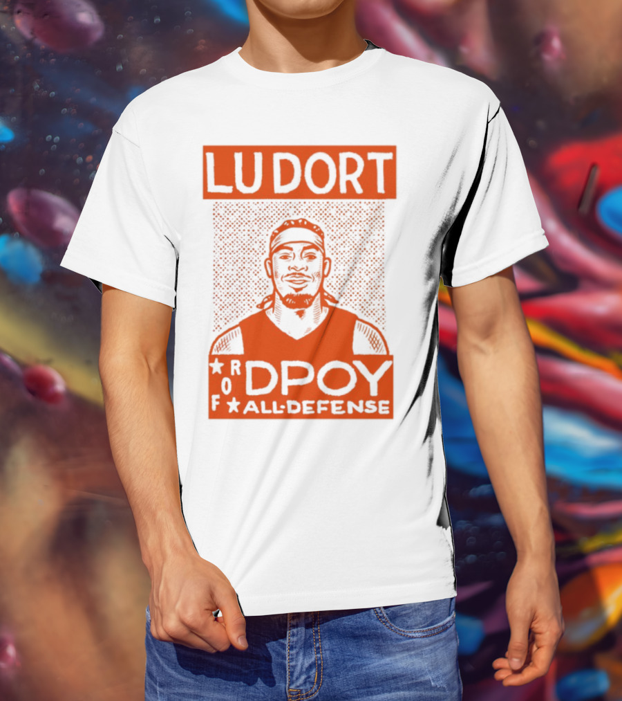 Lu Dort DPOY All Defense Basketball Player Recognition T-Shirt