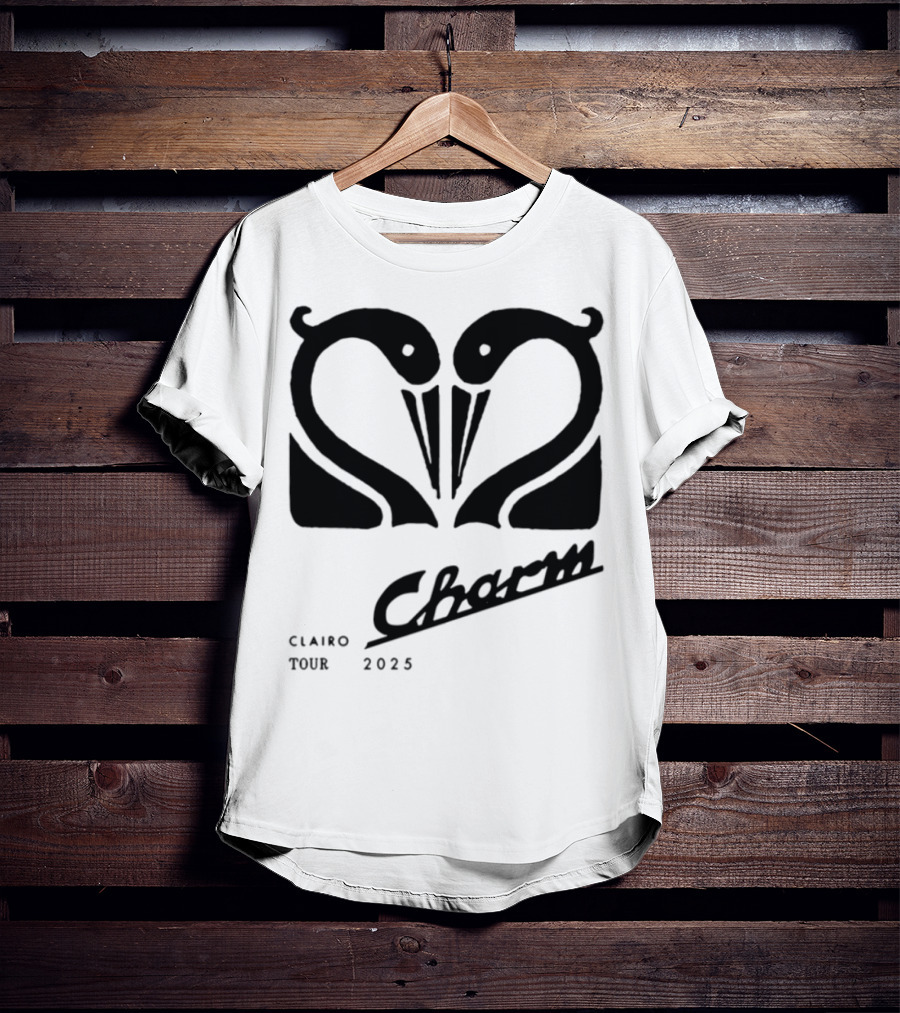 Charm Swan Europe Tour 23 Concert Aesthetic Retro Swans T-Shirt