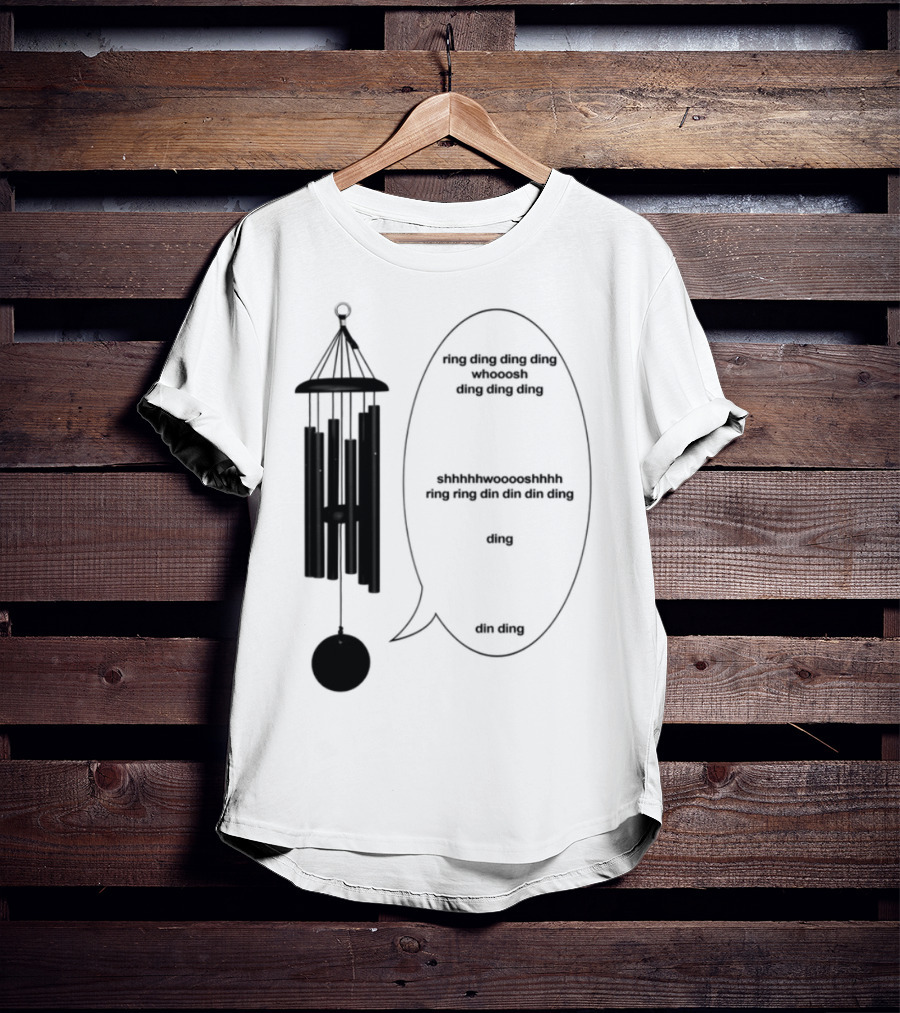 Henry Johnson Whooosh Ring Ding Ding Ding Wind Chime Sound Effect T-Shirt