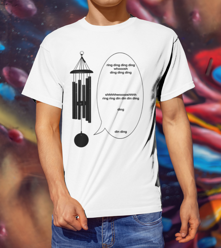 Henry Johnson Whooosh Ring Ding Ding Ding Wind Chime Sound Effect T-Shirt