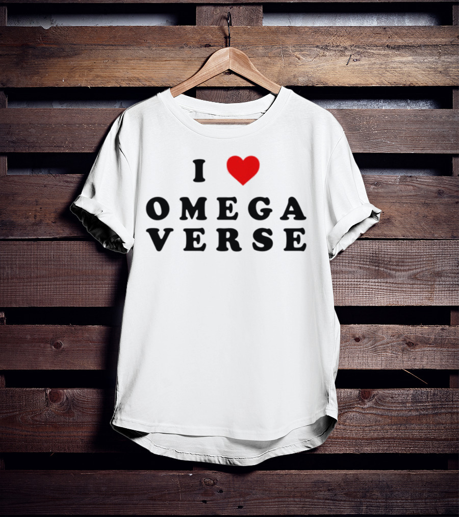 I Love Omegaverse Heart Symbol T-Shirt