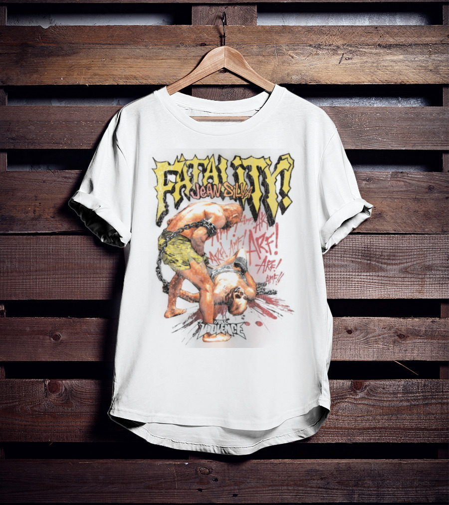 Fatality Jean Silva MMA Knockout Fight Scene T-Shirt