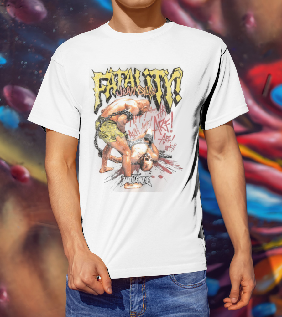 Fatality Jean Silva MMA Knockout Fight Scene T-Shirt